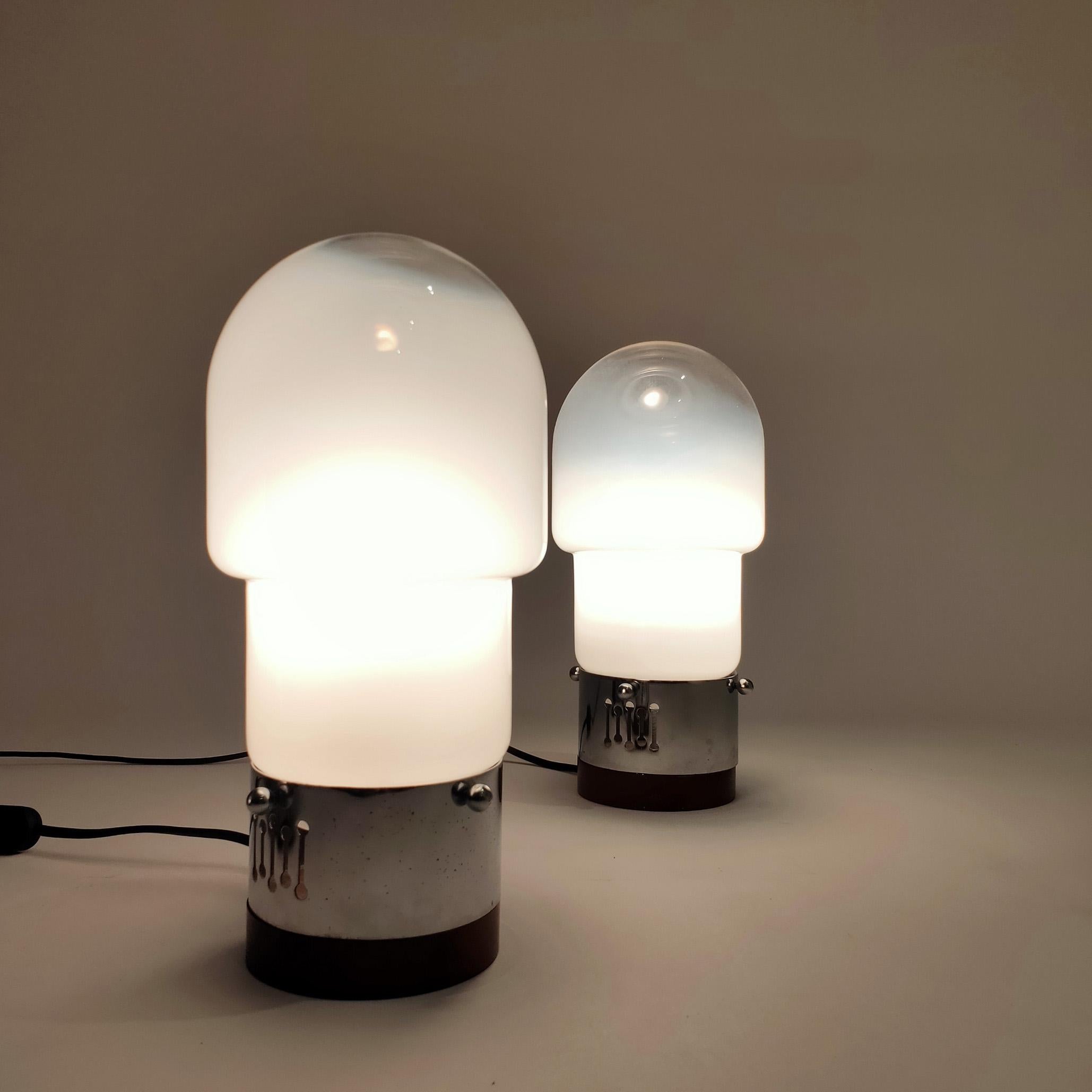 Set of hand-blown murano table and wall lamps by Aldo Nason, Italy, 1970s im Angebot 4