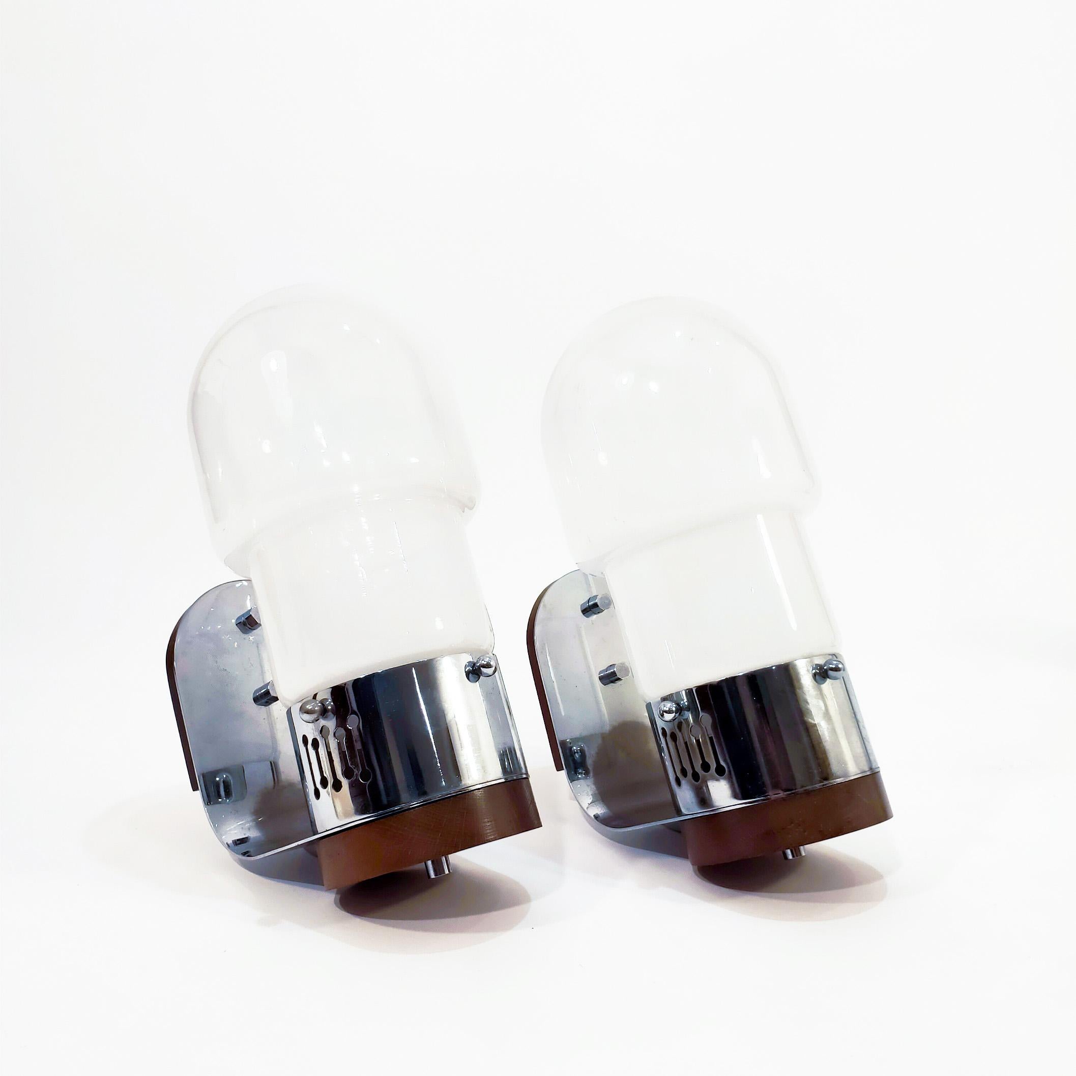 Set of hand-blown murano table and wall lamps by Aldo Nason, Italy, 1970s (Italienisch) im Angebot