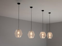 Raak Amsterdam Hand-Blown Venetian Glass Pendants