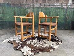 Satz von Hank Loewenstein „Padova“ Esszimmerstühlen aus massivem Eichenholz-- 5 Teile