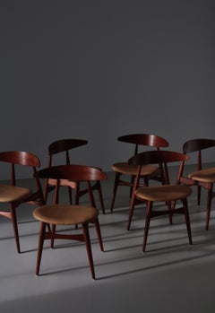 Set of Hans J. Wegner Dining Chairs Model "Ch33" by Carl Hansen & Sons, Denmark