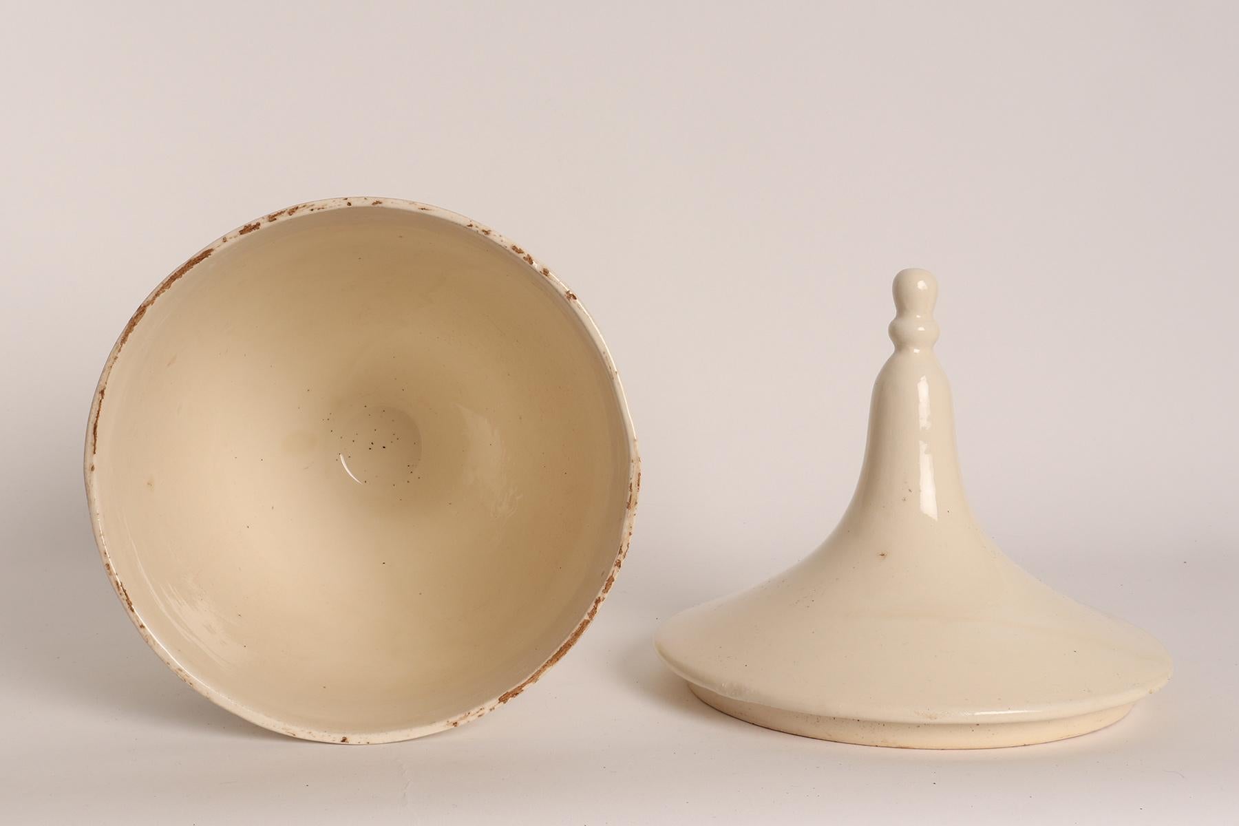 Set of herbalist pharmacy ceramic jars, Italy 1890. For Sale 2