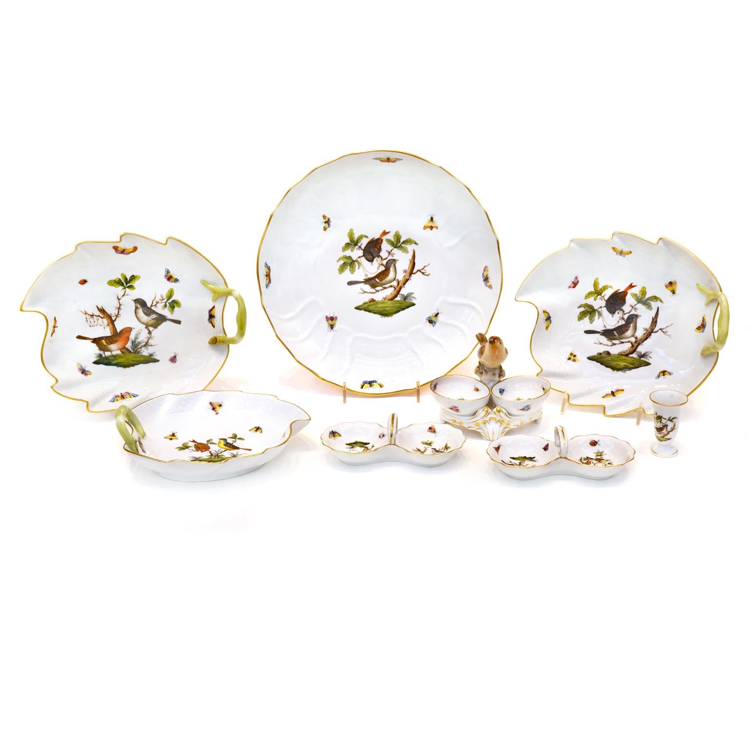 Set of Herend Rothschild Bird Porcelain 4