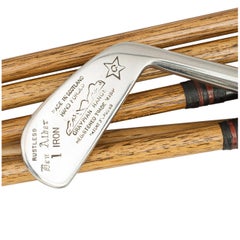 Set of Hickory Golf Clubs by Gibson of Kinghorn, Fife, Scotland