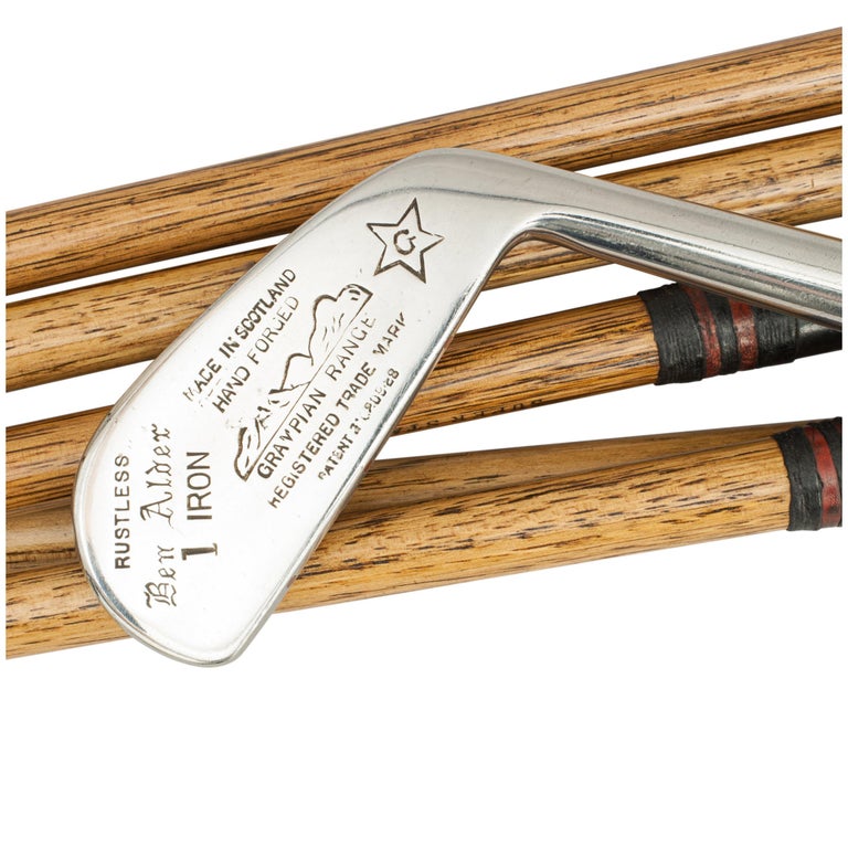 Set of Hickory Golf Clubs by Gibson of Kinghorn, Fife, Scotland at 1stDibs