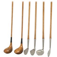 Set of Hickory Golf Clubs