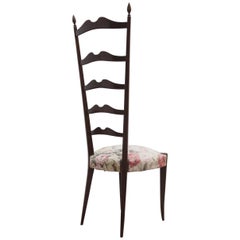 Set of High Back Paolo Buffa Chiavari Chairs, Italy, 1950s