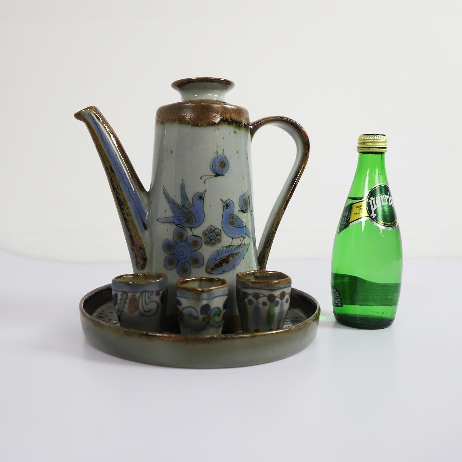 Late 20th Century Set of high temperature stoneware designed by Ken Edwards For Sale