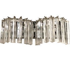 Satz horizontaler Venini-Glaskonsolen:: pro Paar verkauft