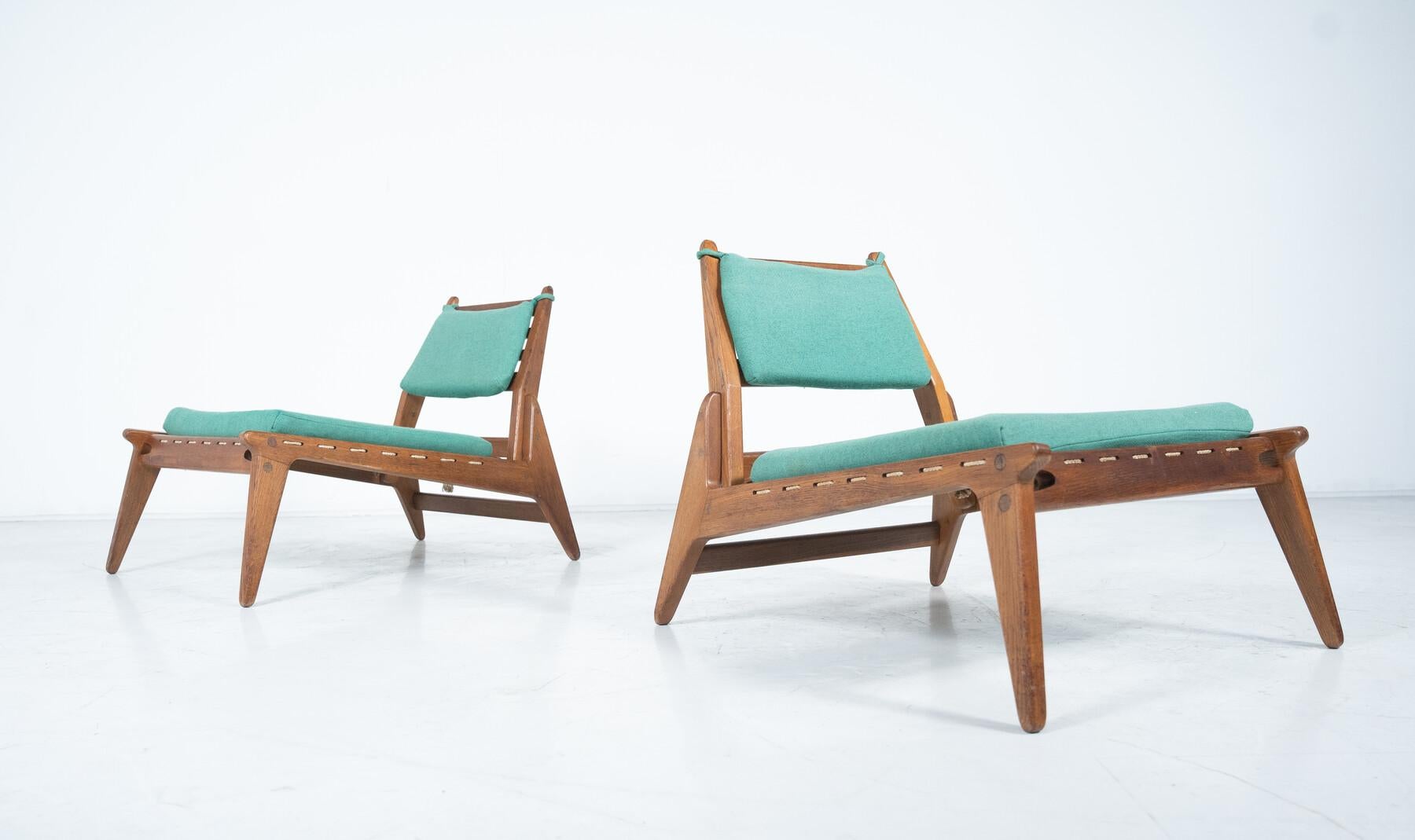 20th Century Set of Hunting Chairs by Heinz Heger and Annaberg Buchholz, former GDR, 1960s For Sale