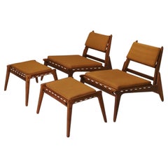 Set of hunting chairs by Heinz Heger for PGH 1960's