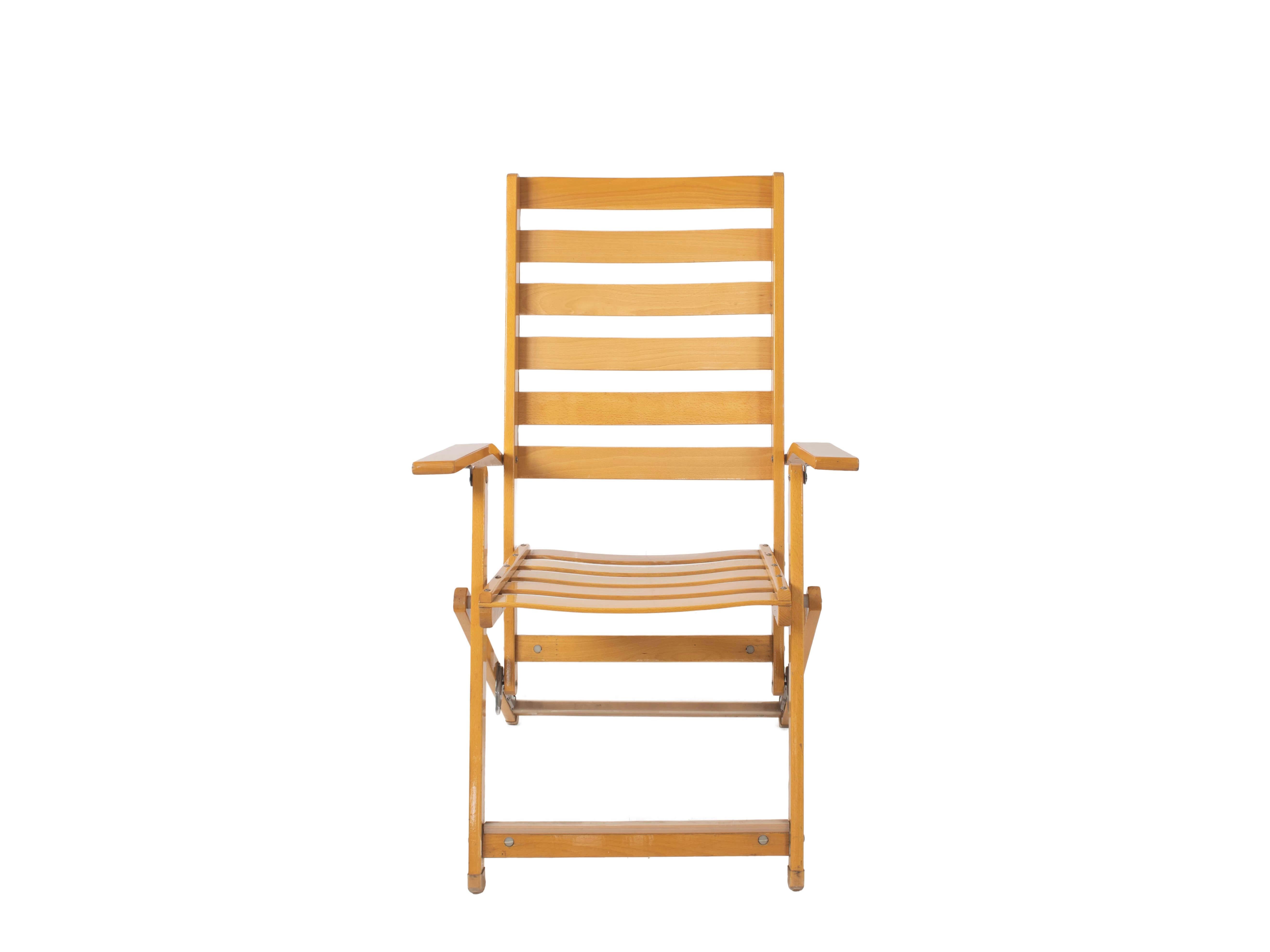 Fin du 20e siècle Ensemble de chaises à baldaquin pliantes Ico Parisi pour Reguitti, Italie 1970 en vente