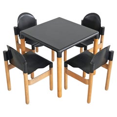 Set of Iconic Gerd Lange 'Flex 2000' Chairs and Table for Thonet 1973