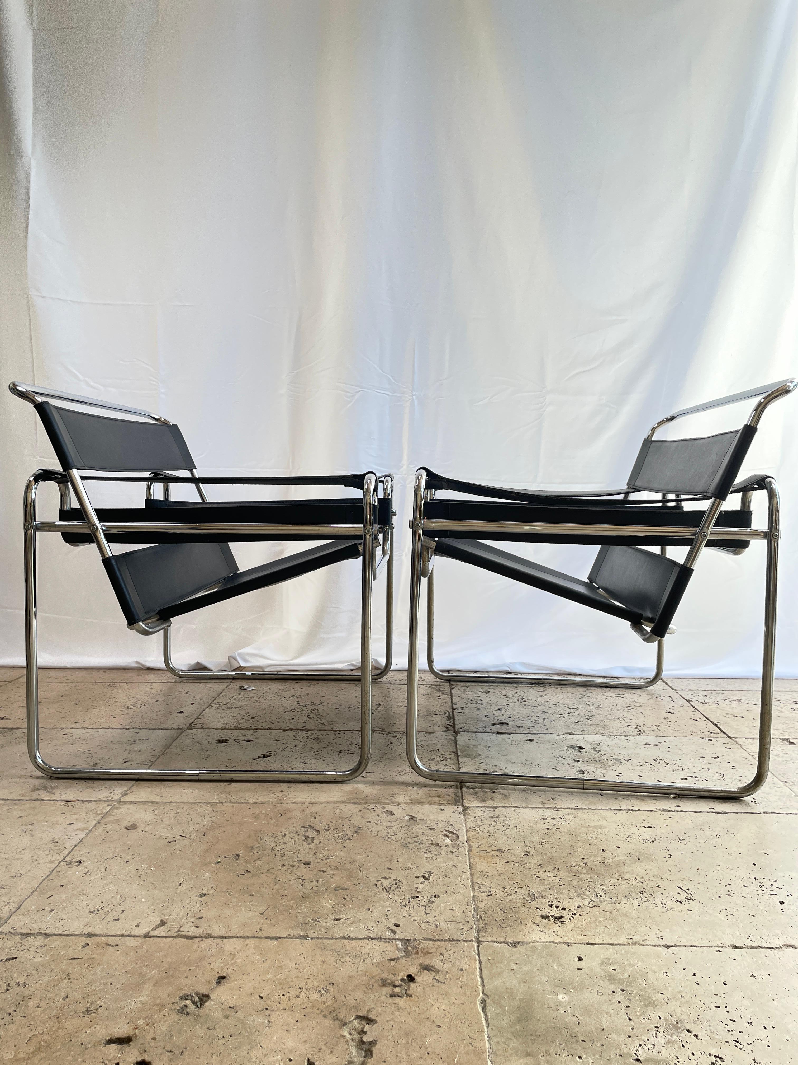 Set of Iconic Wassily Chair by Marcel Breuer For Sale at 1stDibs