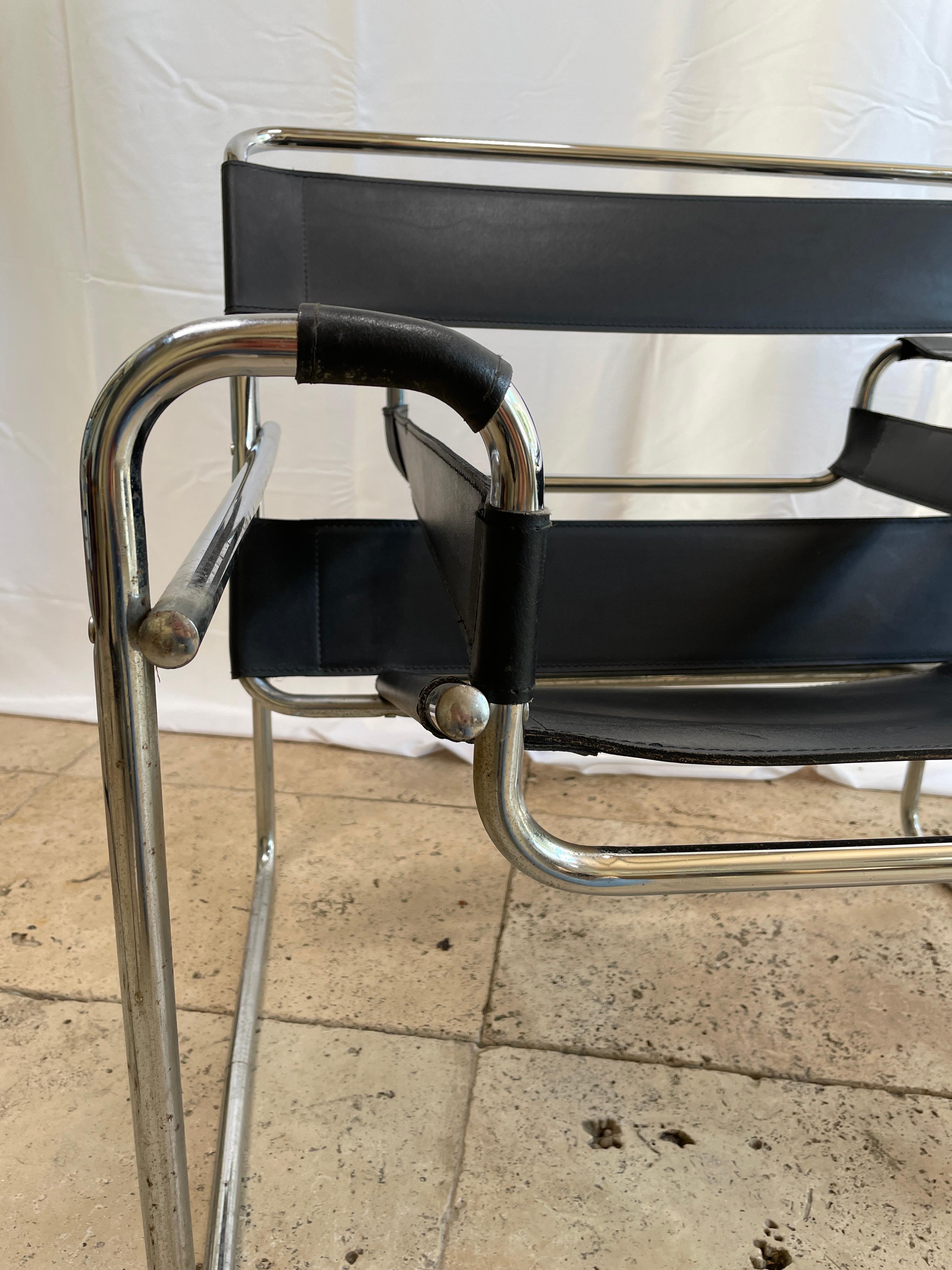 Italian Set of Iconic Wassily Chair by Marcel Breuer
