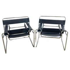 Satz von ikonischem Wassily-Stuhl von Marcel Breuer