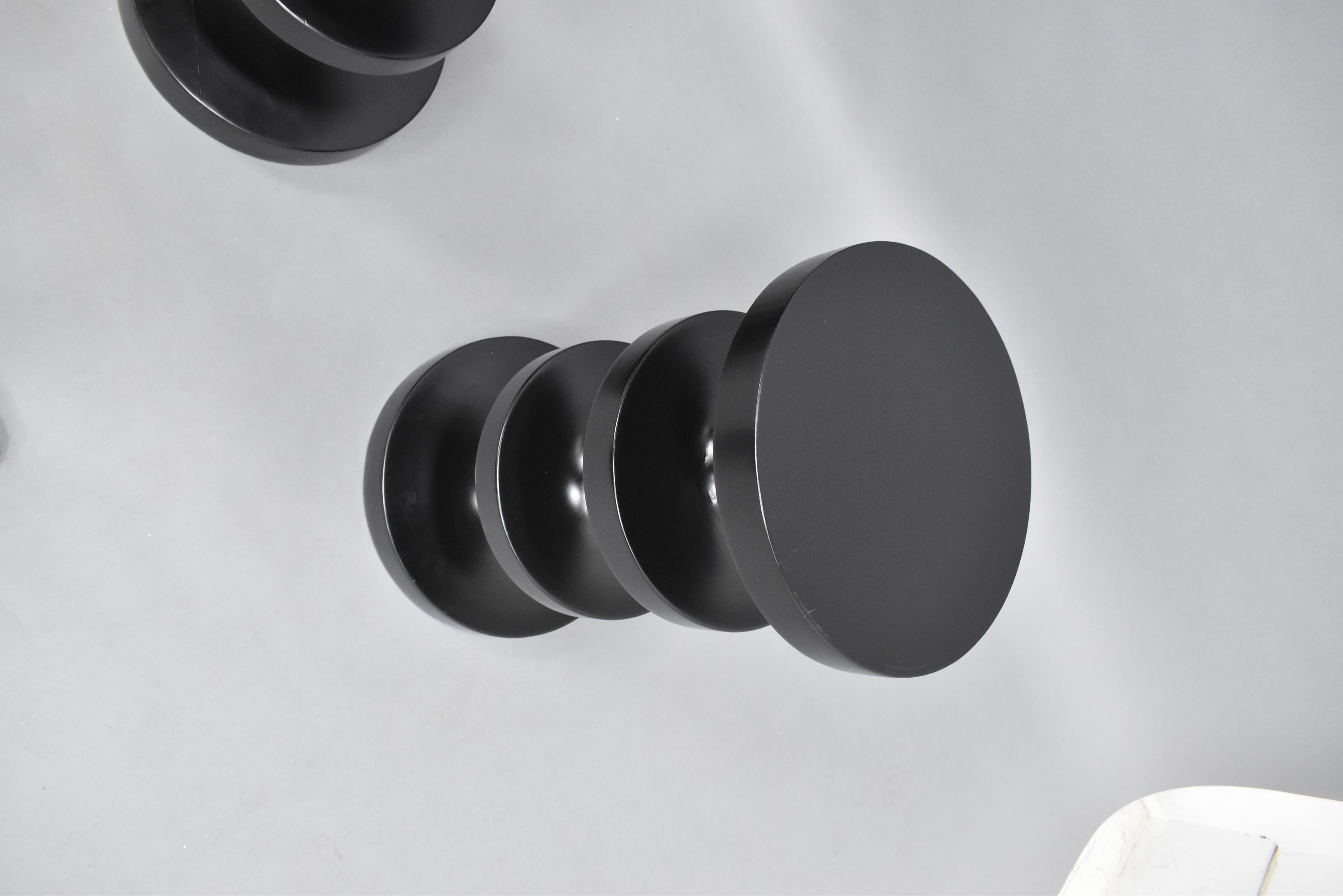 Set of India Mahdavi Bishop Stools For Sale 10