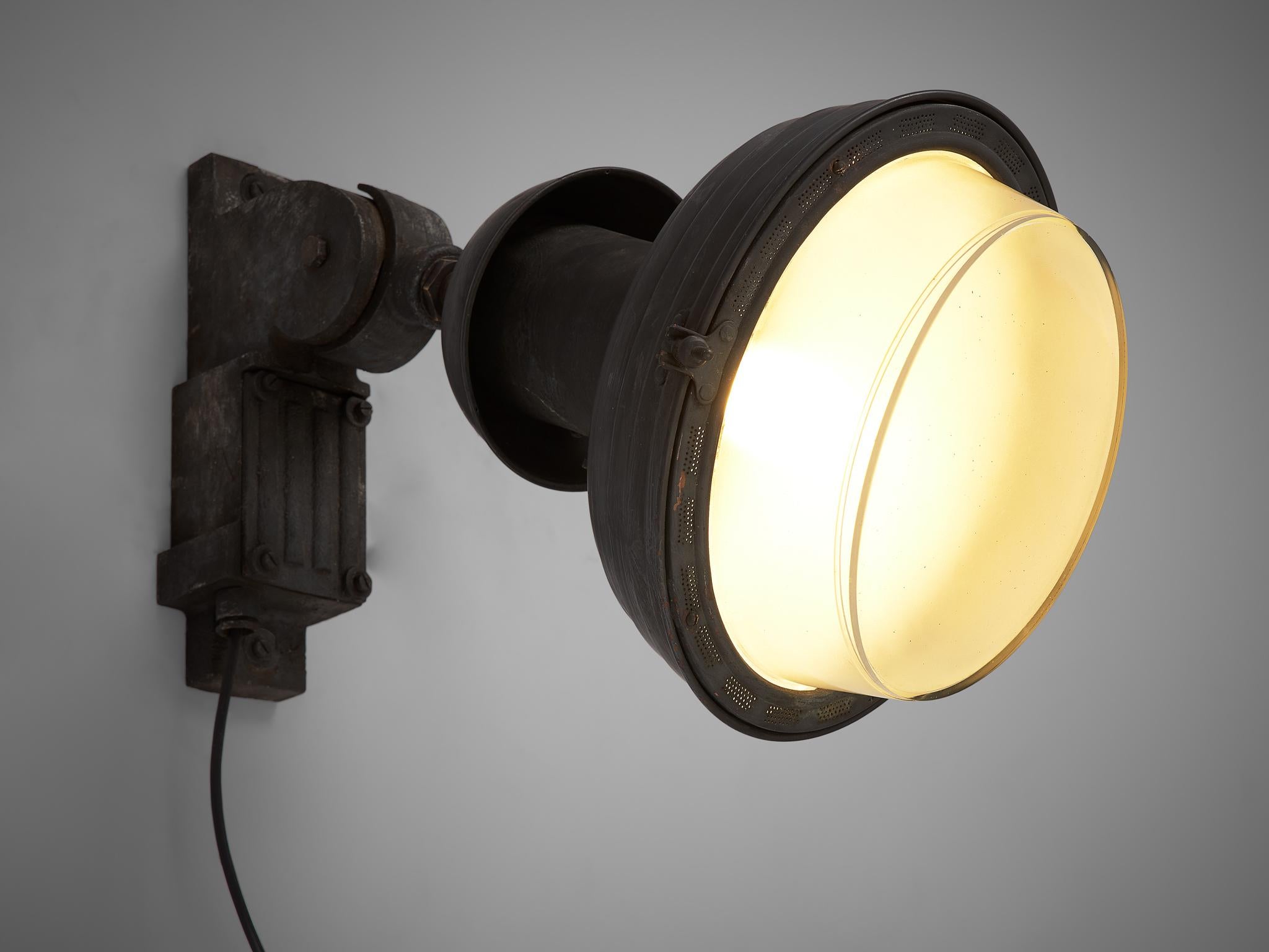 Mid-20th Century Set of Industrial Wall Lamps