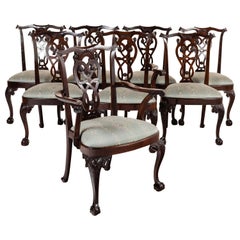Antique Set of Irish Georgian Dining Chairs