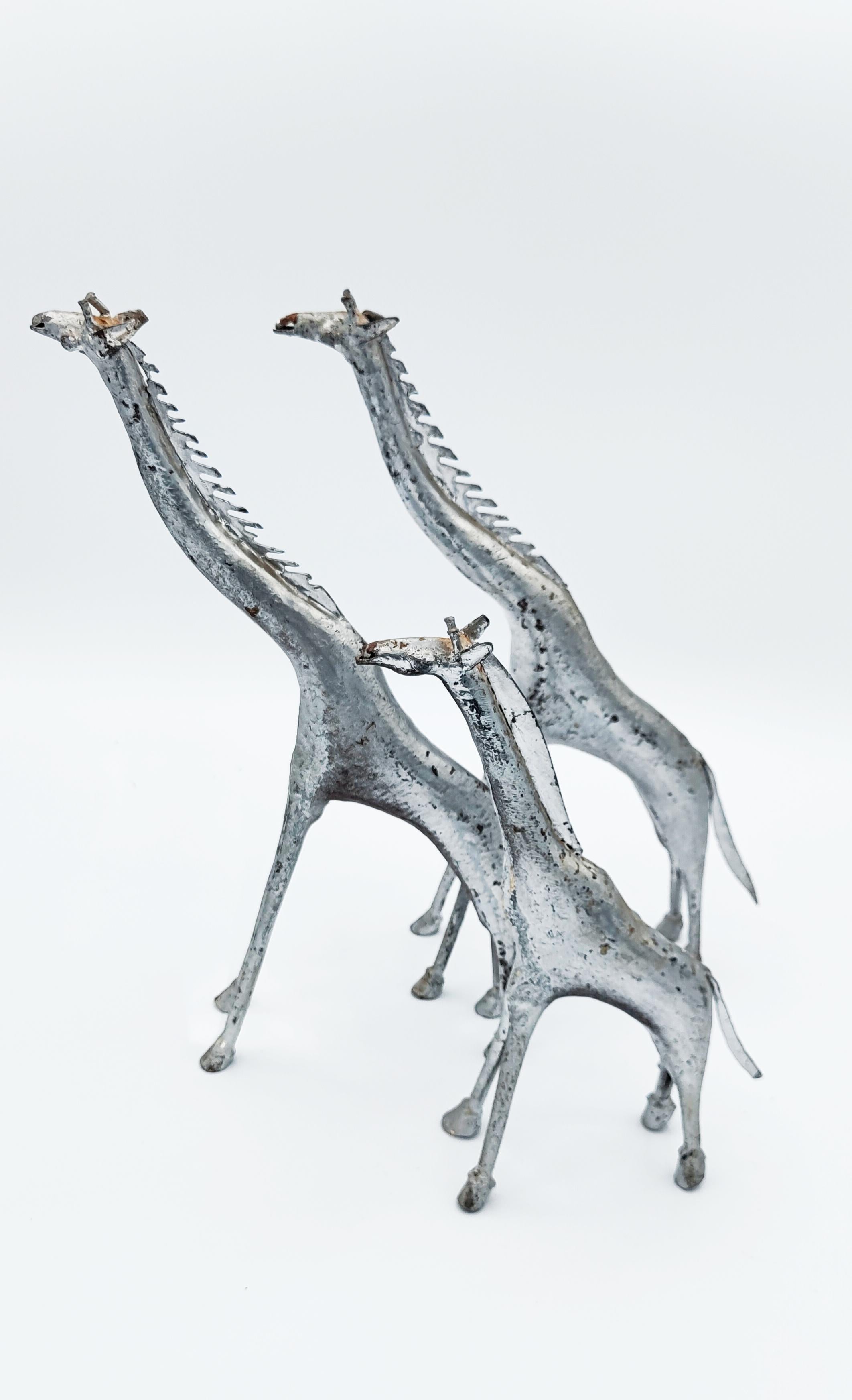 Set of Iron Family Giraffe, Spain 1960s For Sale 5