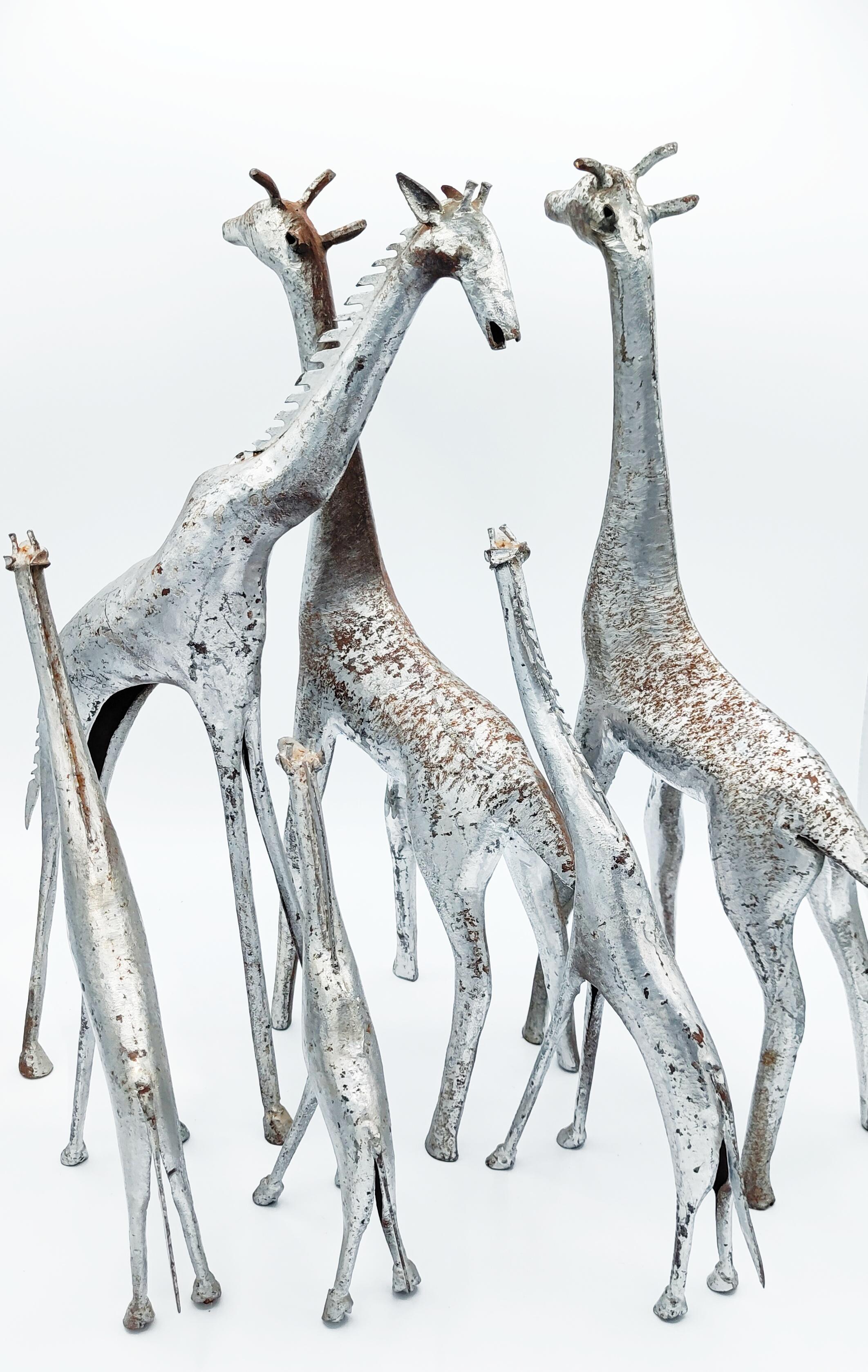 Set of Iron Family Giraffe, Spain 1960s For Sale 1