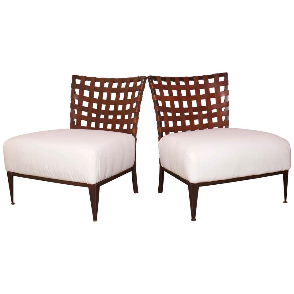 Wrought Iron Lounge Chairs - 60 For Sale at 1stdibs