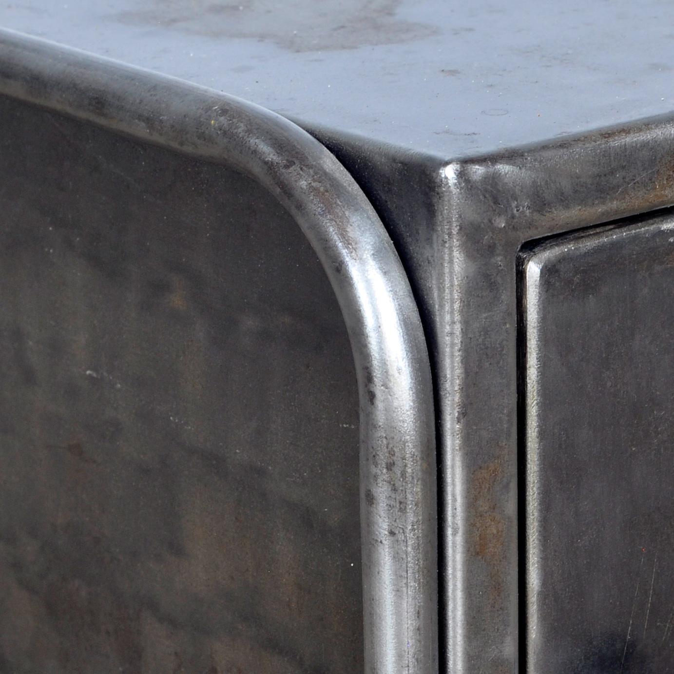 Set Of Iron Nightstands, 1950’s For Sale 4