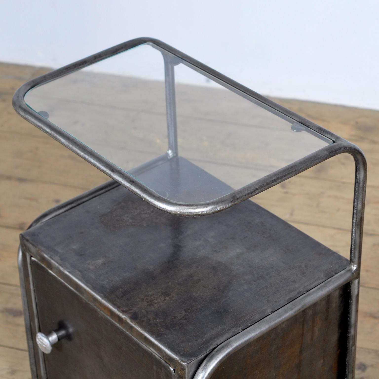 Set Of Iron Nightstands, 1950’s For Sale 1