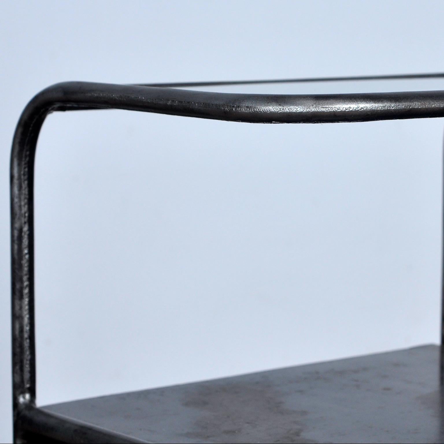 Set Of Iron Nightstands, Circa 1950 For Sale 4