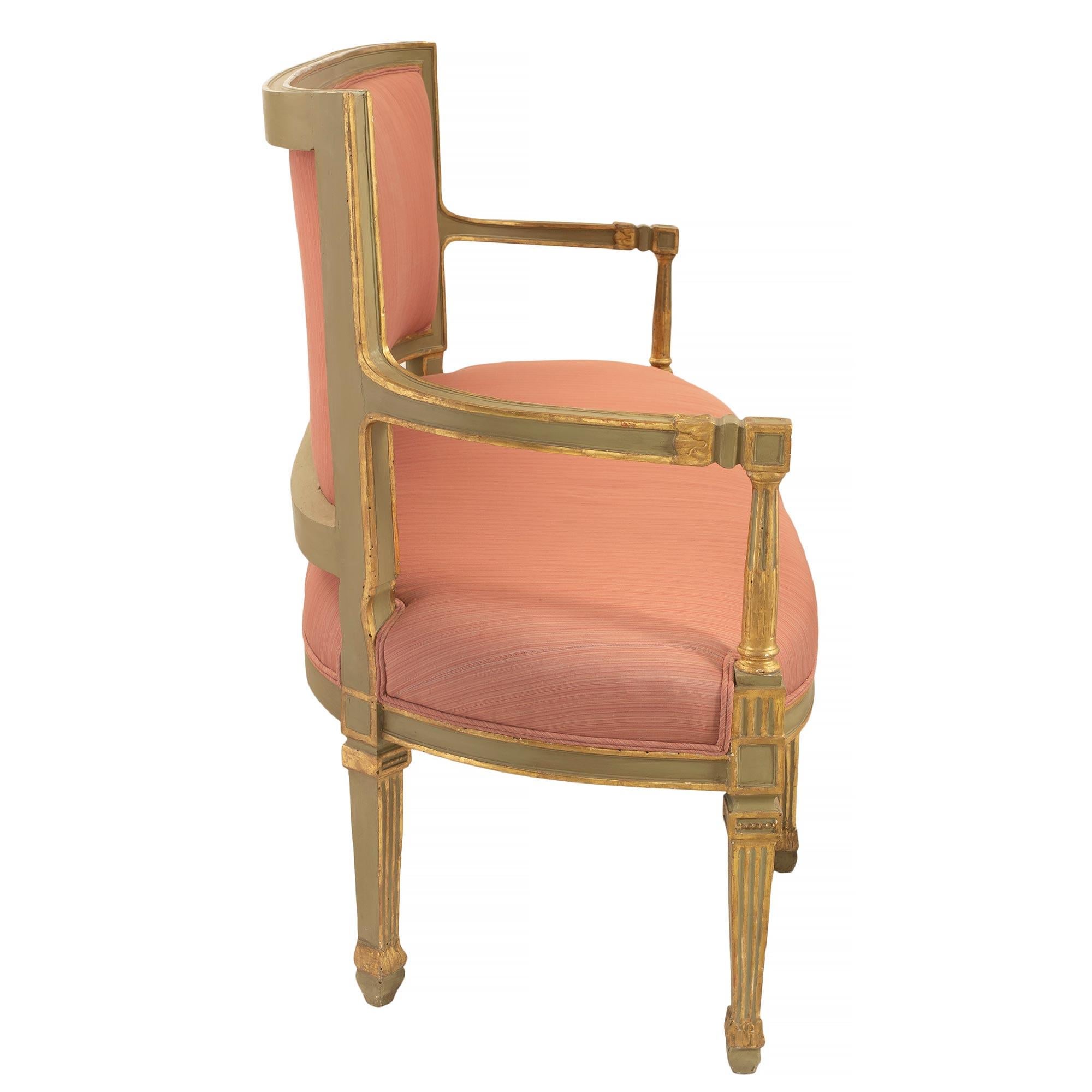 Set italienischer Sessel aus der Louis-XVI-Periode des 18. Jahrhunderts (Holz) im Angebot