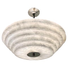 Set of Italian Alabaster Light Fixtures, Sold Individually