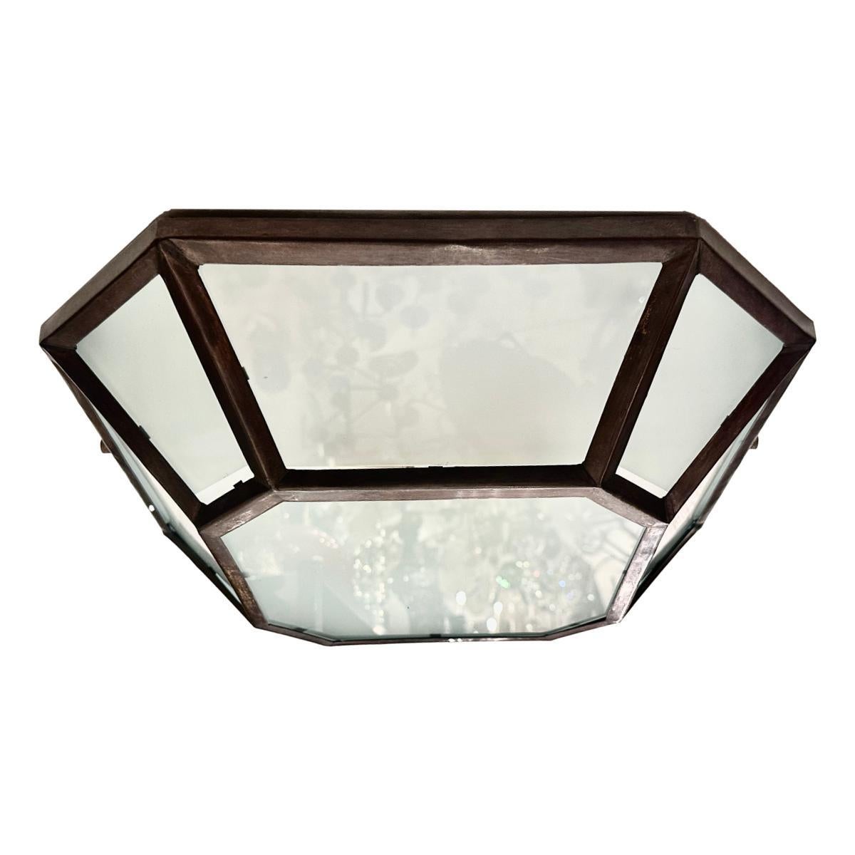 Set of Italian Flush Mounted Light Fixtures, Sold Individually In Good Condition For Sale In New York, NY