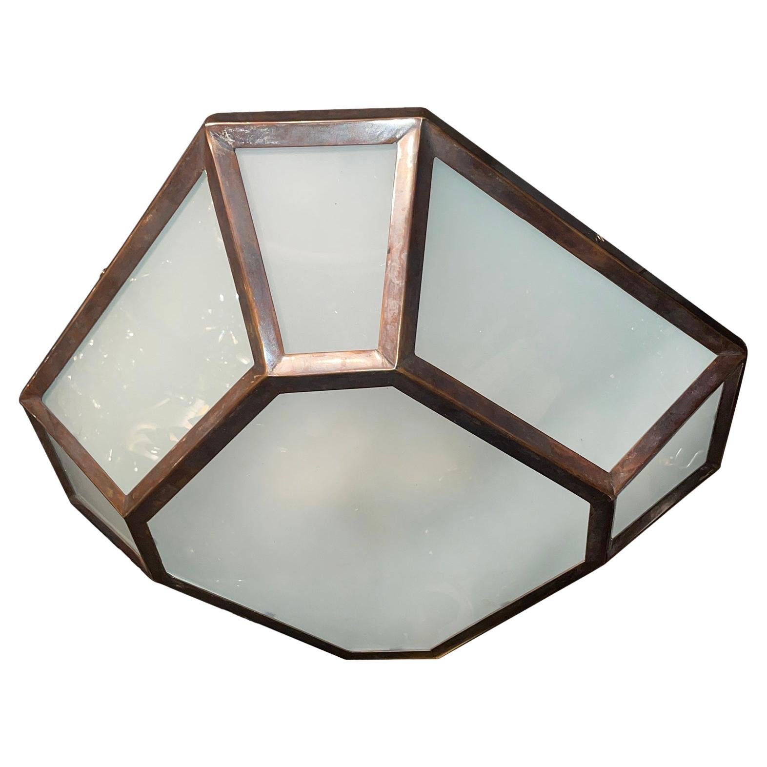 Set of Italian Flush Mounted Light Fixtures, Sold Individually For Sale