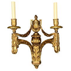 Set of Italian Gilt Wood Sconces, Sold Per Pair