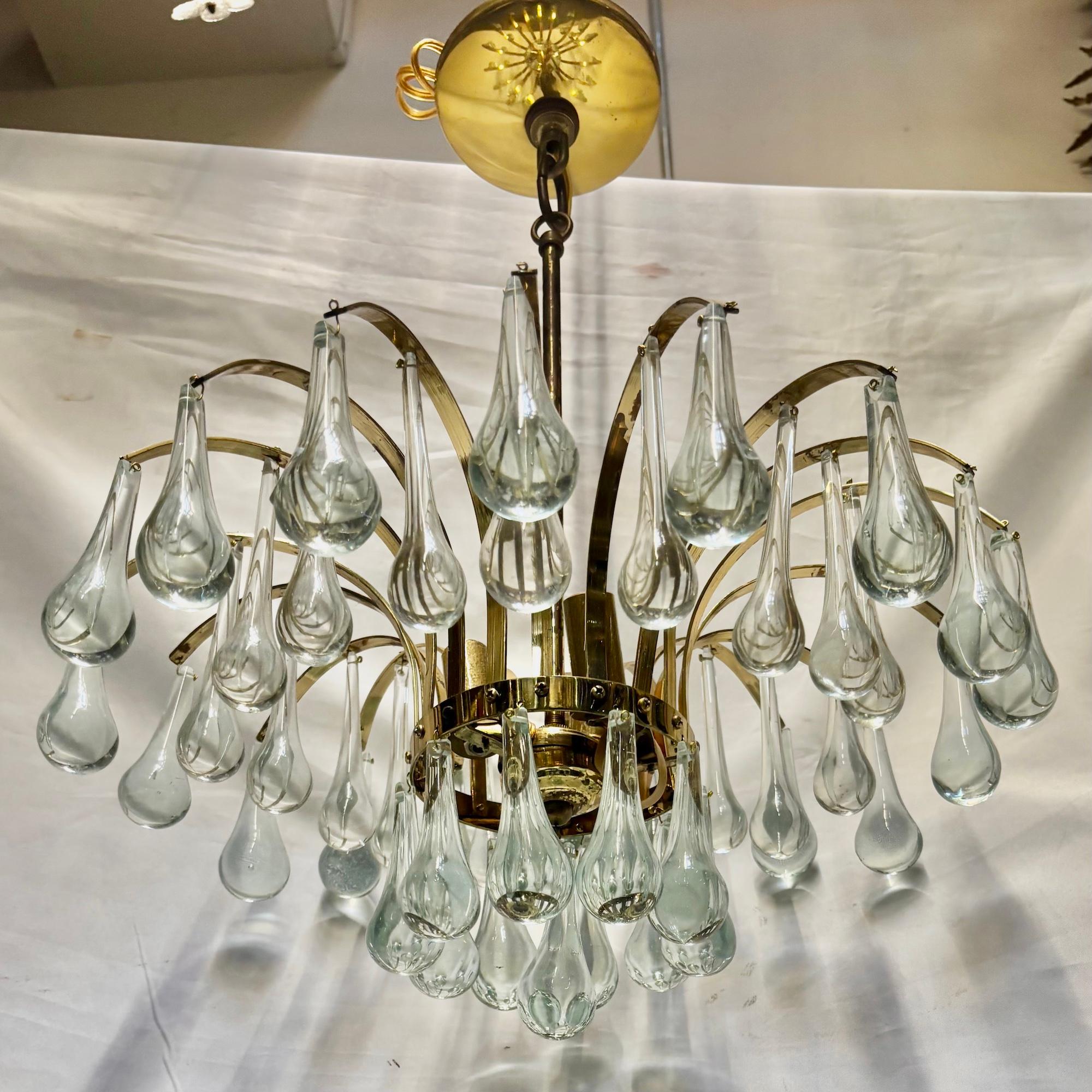 Set di lampade a goccia in vetro italiano, vendute singolarmente in vendita 4