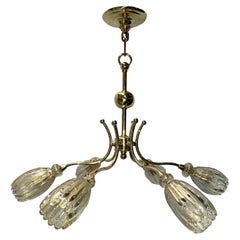 Vintage Set of Italian Moderne Chandeliers, Sold Individually