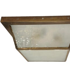 Set of Italian Square Flushmounted Lights, Sold Individually