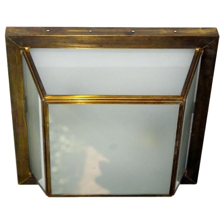 Set of Italian Square Flushmounted Lights, Sold Individually