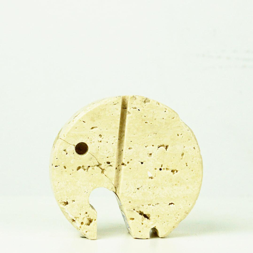 Set of Italian Travertine Animal Sculptures by Enzo Mari for Fratelli Manelli 12