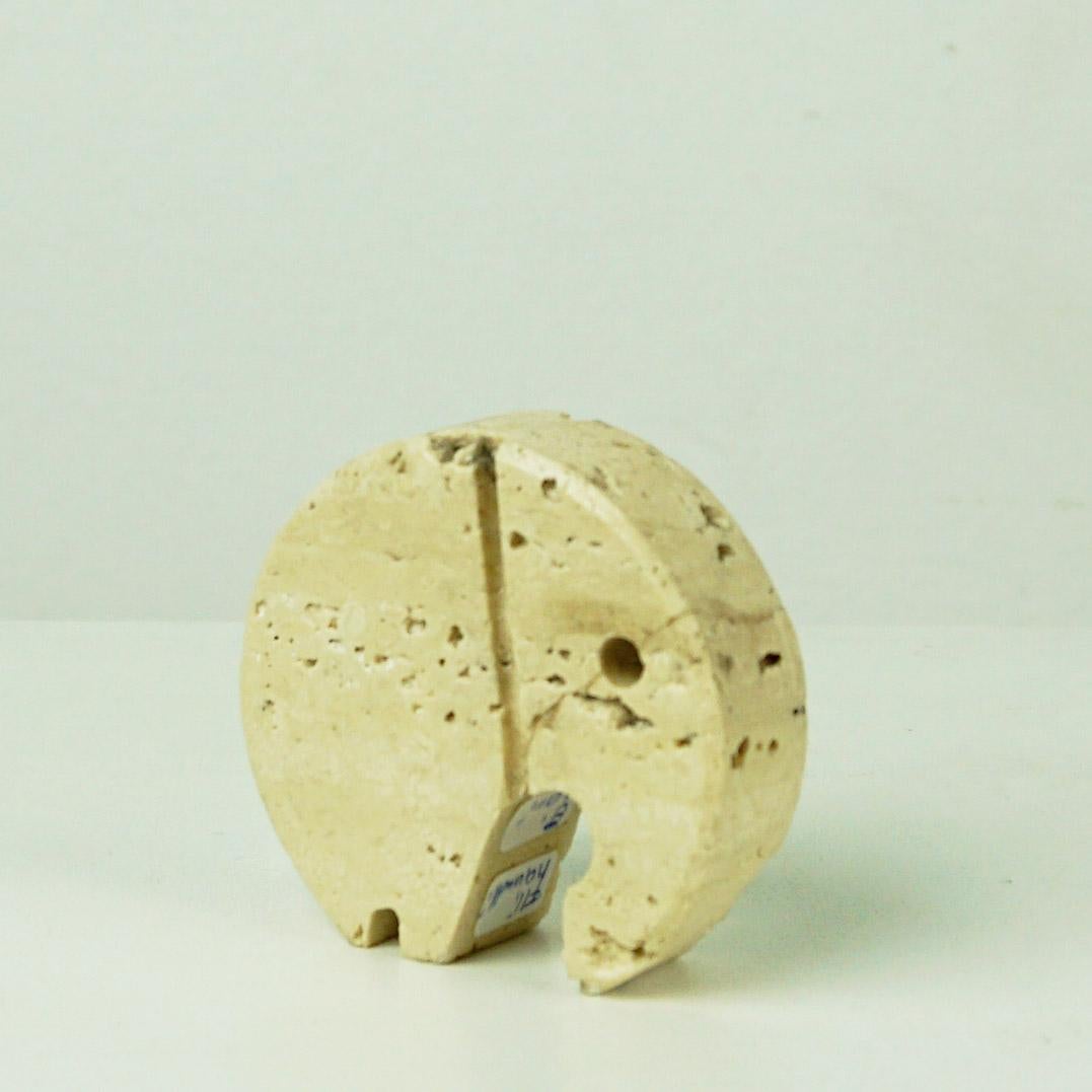 Set of Italian Travertine Animal Sculptures by Enzo Mari for Fratelli Manelli 14