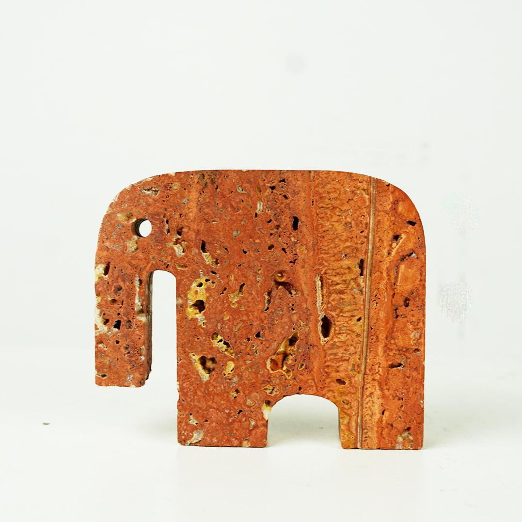 Set of Italian Travertine Animal Sculptures by Enzo Mari for Fratelli Manelli 2