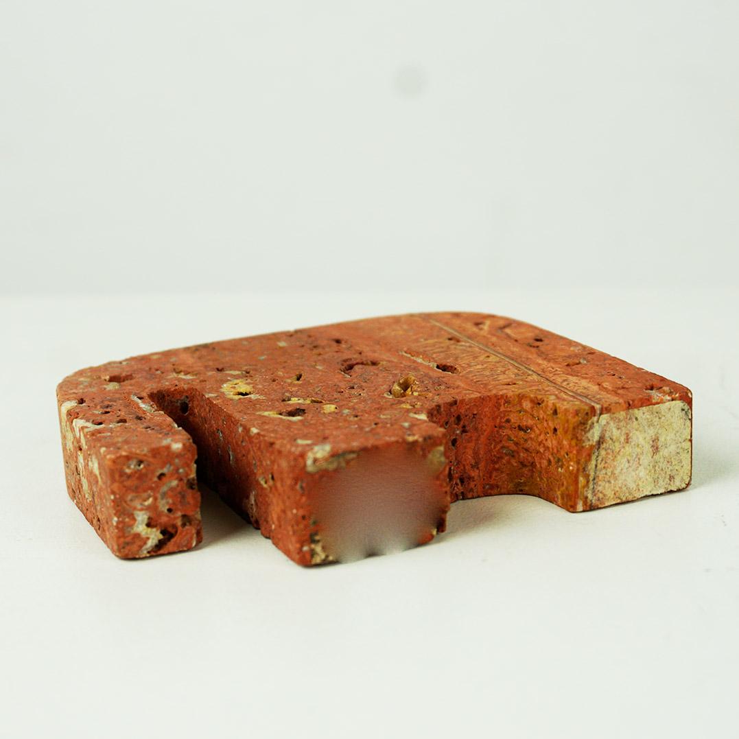 Set of Italian Travertine Animal Sculptures by Enzo Mari for Fratelli Manelli 3