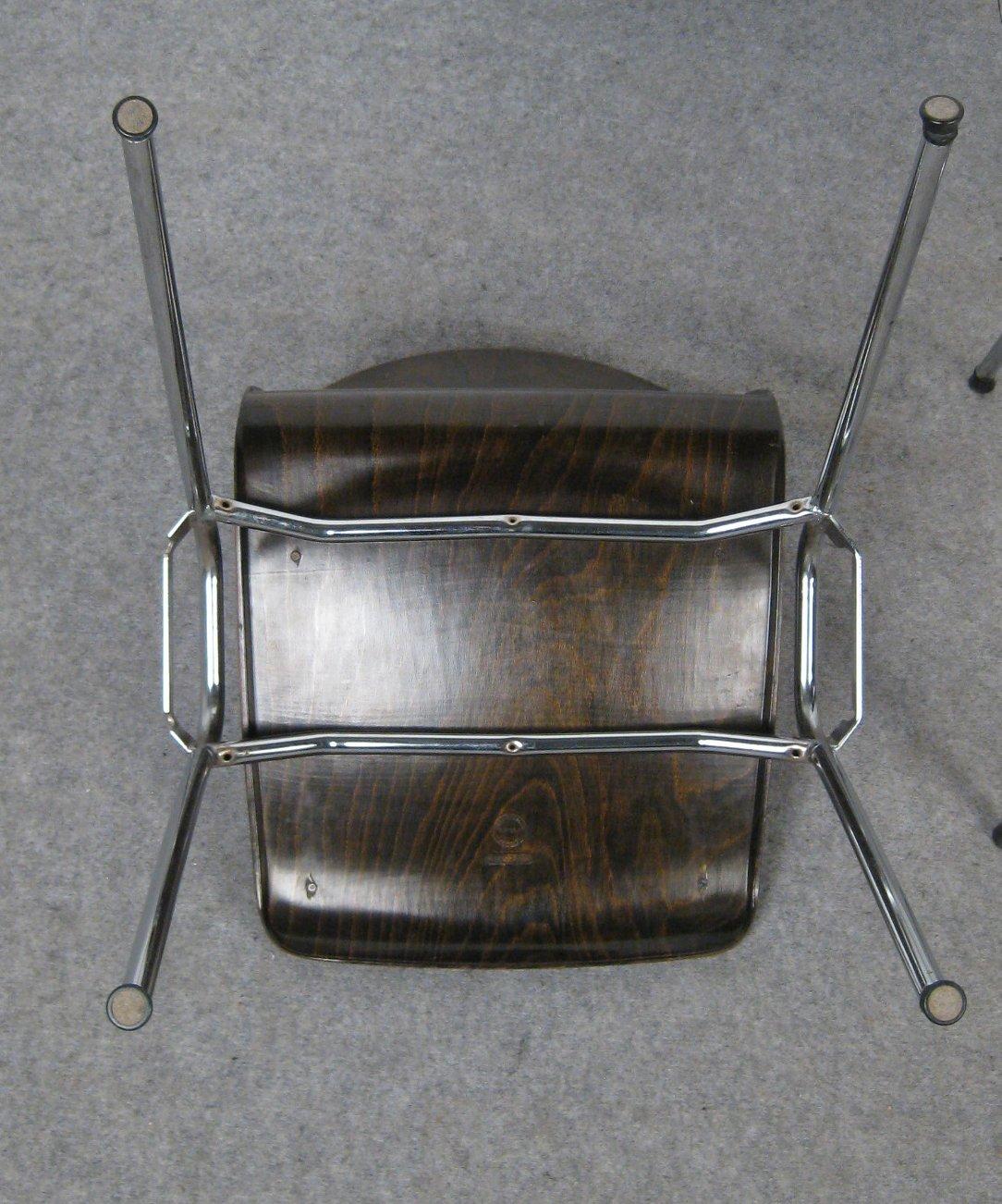 Late 20th Century Mid Century Set of Jahre von Thur-Op Set Pagwood Chairs, 1970s
