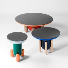 Set of Jaime Hayon Multi-Color-1 Explorer Tables by BD Barcelona