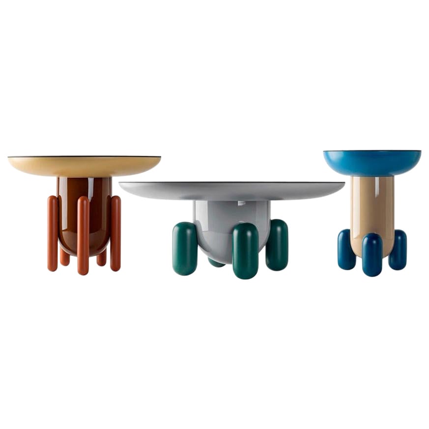 Set of Jaime Hayon Multi-Color, 2 Explorer Tables by Bd Barcelona For Sale