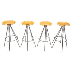 Set of Jamaica Swivel Bar Stools by Pepe Cortès for BD Barcelona, 1990s