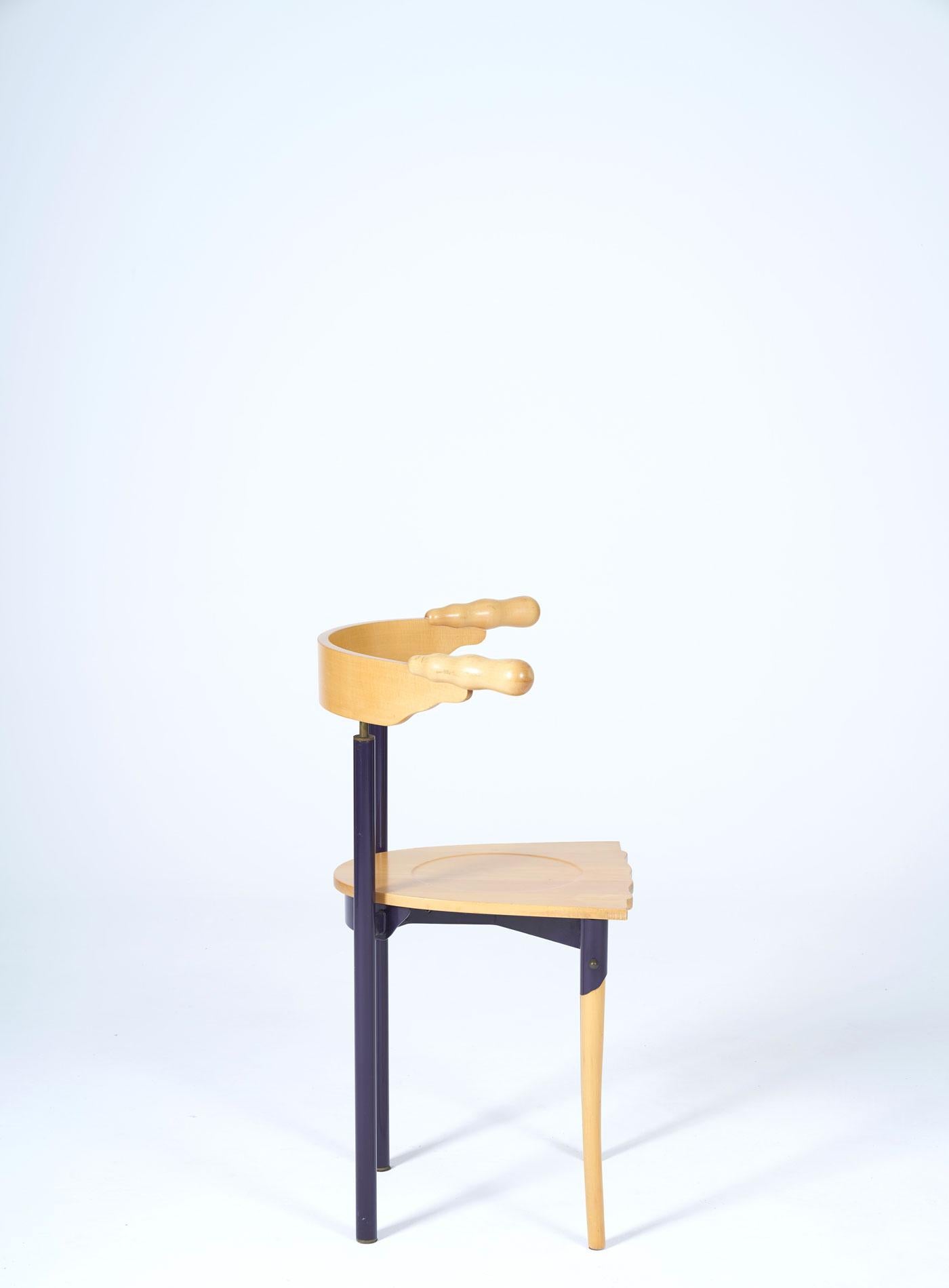 Set of 'Jansky' wooden chairs by Borek Sipek 3