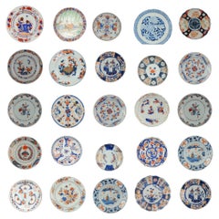 Set of Japanese and Chinese Imari Plates Wall Decoration Porcelain, China