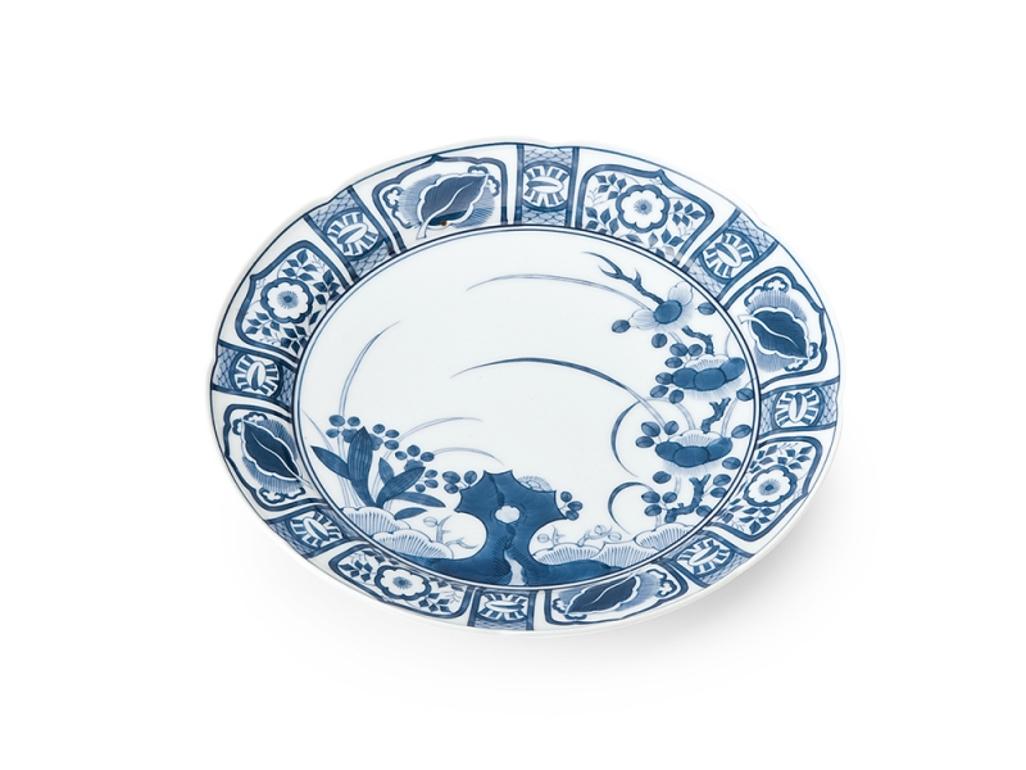 blue imari dinnerware