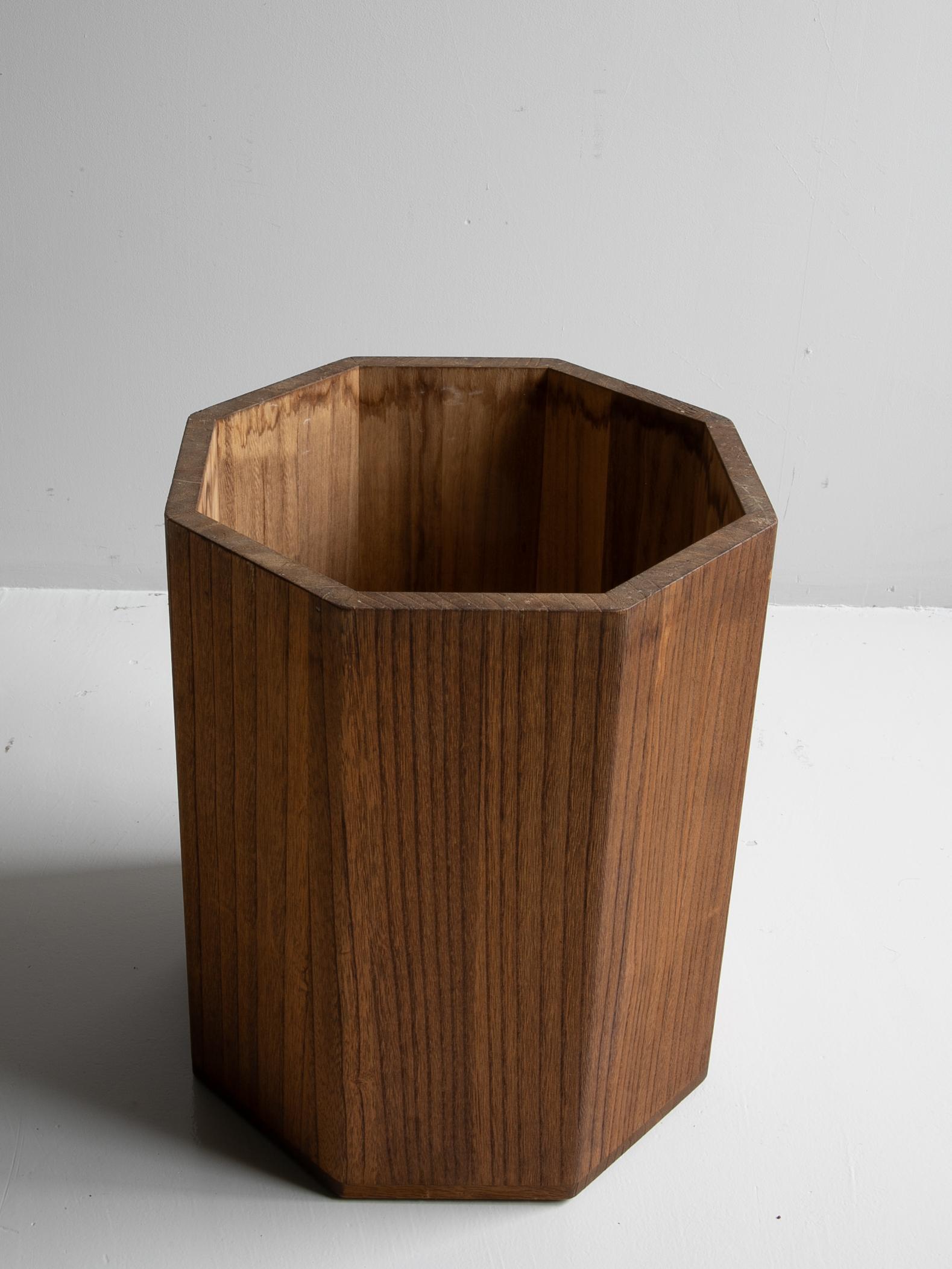 Set of Japanese Old Octagon Wood Stools 1940s-1960s / Side Table Stool Wabisabi For Sale 3